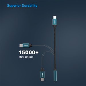 BENFEI USB-C to Audio Jack Adapter 3.5mm with DAC Chipset (Grey) - Image 4