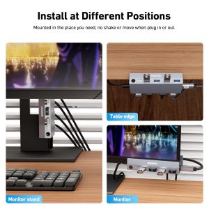 BENFEI USB 3.0 HDMI KVM Switch 8K@60Hz with 4 USB 3.0 Ports (2 Computers) - Image 4