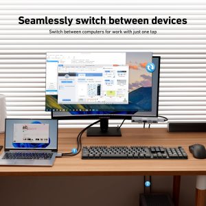 BENFEI USB 3.0 HDMI KVM Switch 8K@60Hz with 4 USB 3.0 Ports (2 Computers) - Image 6