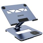 BENFEI Laptop Stand with USB-C 6-in-1 Docking Station, 15W Magnetic Wireless Charger & KVM Switch