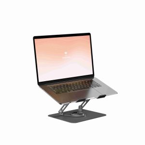 Smartix Premium Aluminium Laptop Stand Rotatable - Image 2